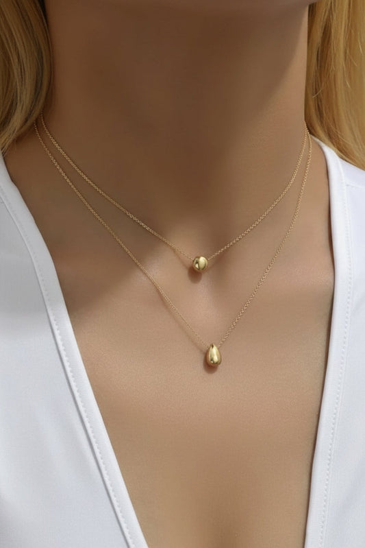 Larna Layered Necklace - Gold