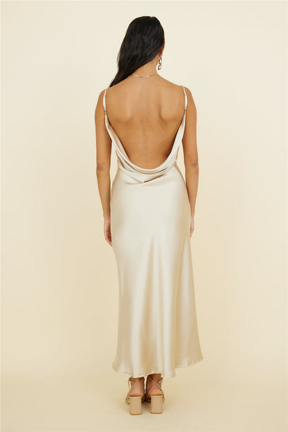Eidetic Memories Maxi Dress Champagne