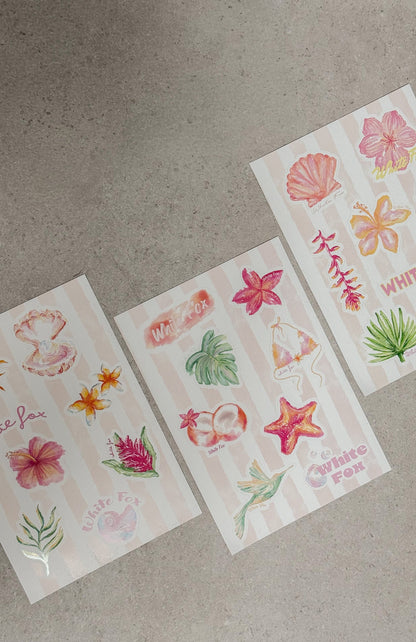 Tropical Baby Sticker Pack Mixed